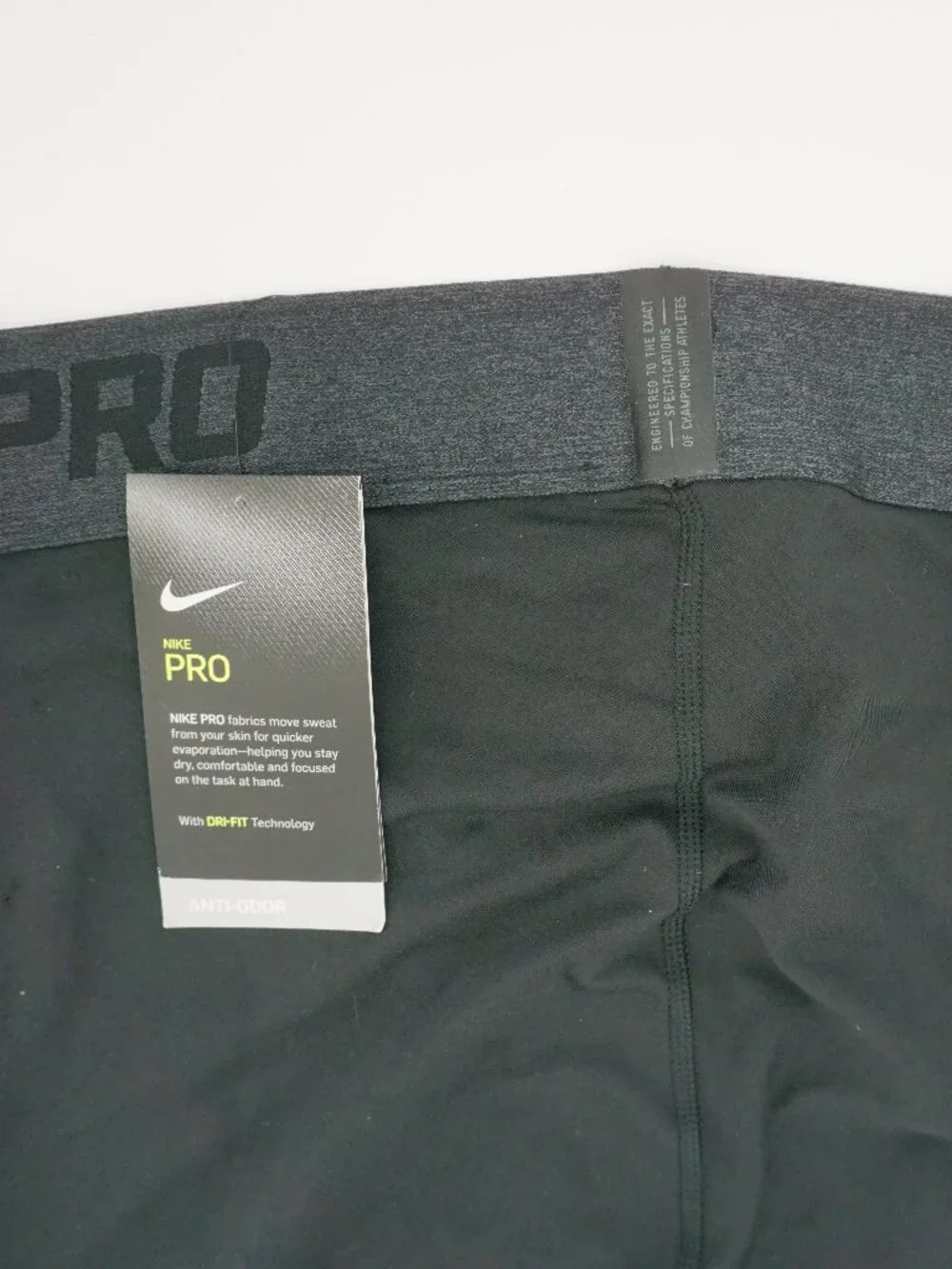 NEW! Nike Pro Compression Training Anti-Odor Tights Black 929699-010